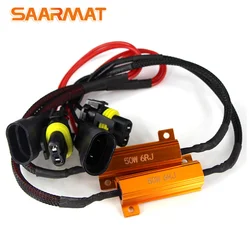 50W H1 H8 H7 H11 H4 HB4 Car Load Resistor Error Canceller LED Decoder Canbus Free Wiring Canceller Decoder Light h4