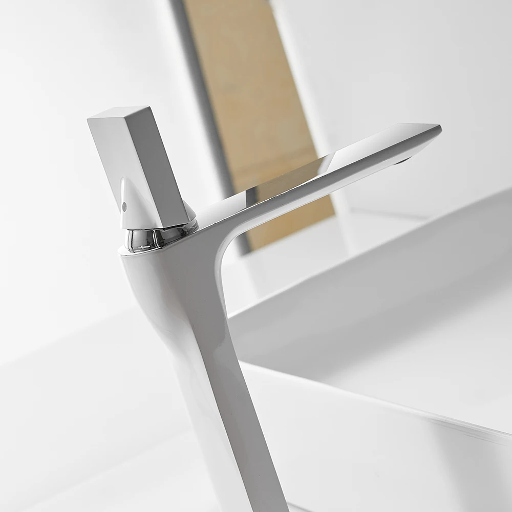 

Basin Faucet Retro Faucet Faucet Bathroom Sink Faucet Single Handle Countertop Vintage Wash Hot and Cold Mixed Faucet