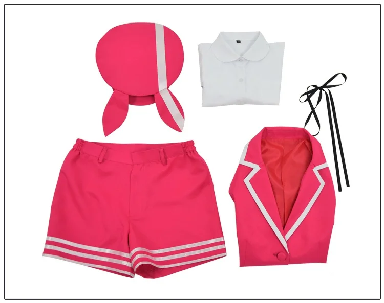 Unisex Anime Cos Kohiruimaki Karen Llenn Cosplay Costumes Uniform Custom Size image 6