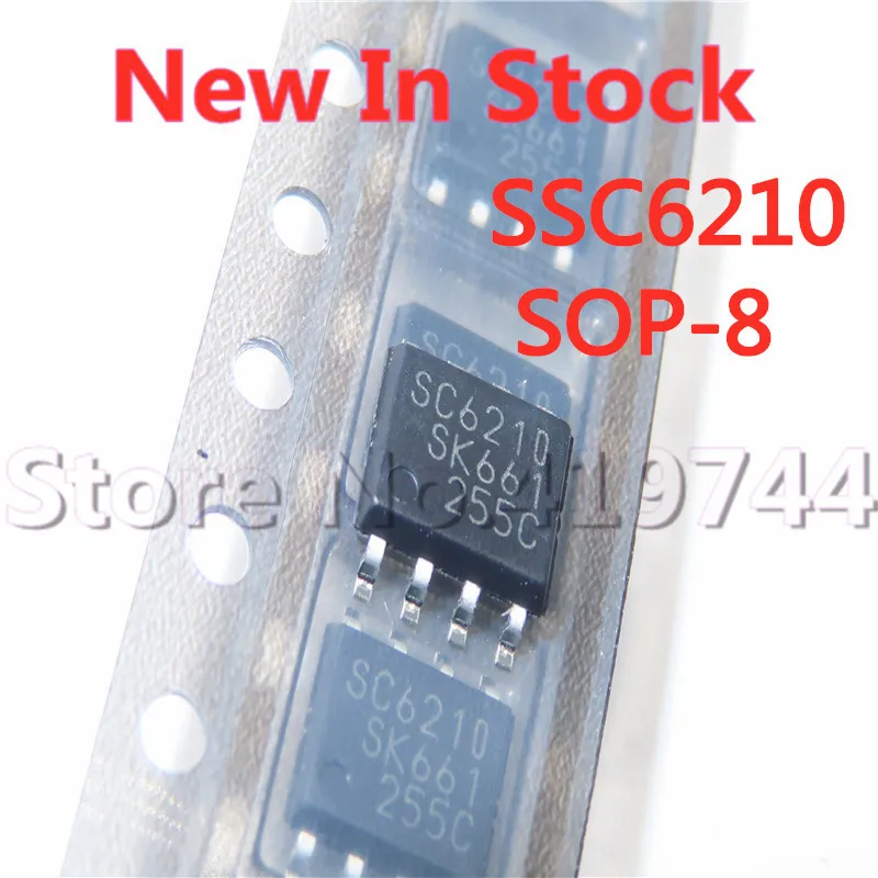 

5PCS/LOT SC6210 SSC6210 SOP-8 LCD power management chip In Stock NEW original IC