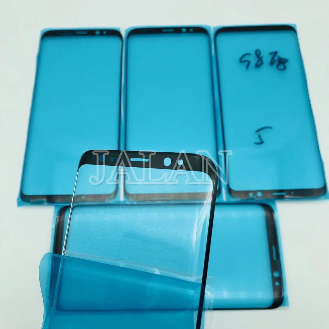 5pcs Front Glass For S8 LCDTouch Screen Panel Copy Glass Outer Glass Replacement For Digitizer Display Repair Renove Copy