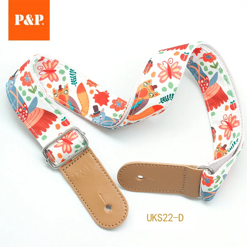 2023 Small Fresh Cartoon Ukulele Strap, Musical Instrument Accessories, Foreign Trade, Explosion Model