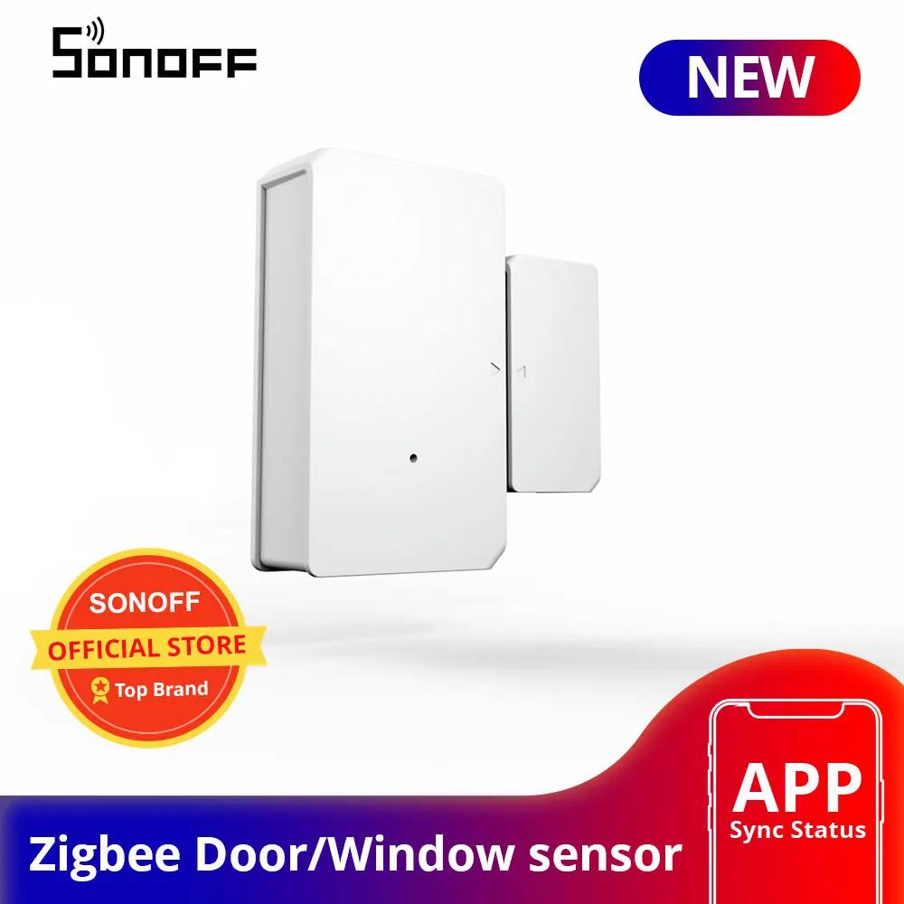 SONOFF SNZB-04 Zigbee Smart Door Window Sensor Mini Door Alarm Sensor Work With SONOFF Zigbee Bridge For Smart Home Security