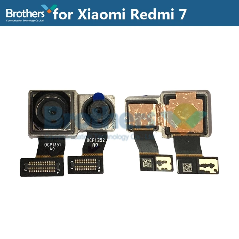 

Задняя камера для Xiaomi Redmi 7, задняя большая камера для Redmi 7, Модуль задней камеры, гибкий кабель, оригинальная замена телефона, протестированная работа