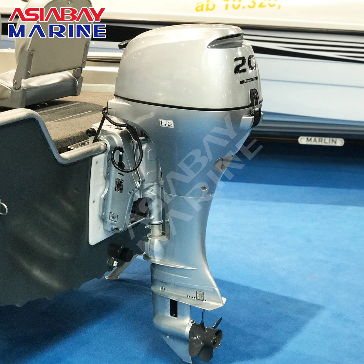 المروحة الخارجية لهوندا 8hp 9.9hp 10hp 15hp 20hp 9 1/4*10 محرّك القارب 4 شفرة الألومنيوم المسمار 8 سبلاين جزء المحرك البحري