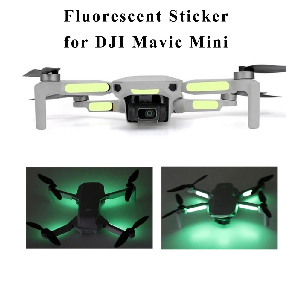 Mavic Mini 2 Luminous Sticker Fluorescent Patch Night Flight Light Fluorescent Sticker for DJI Mavic Mini 1 2 Drone Accessories