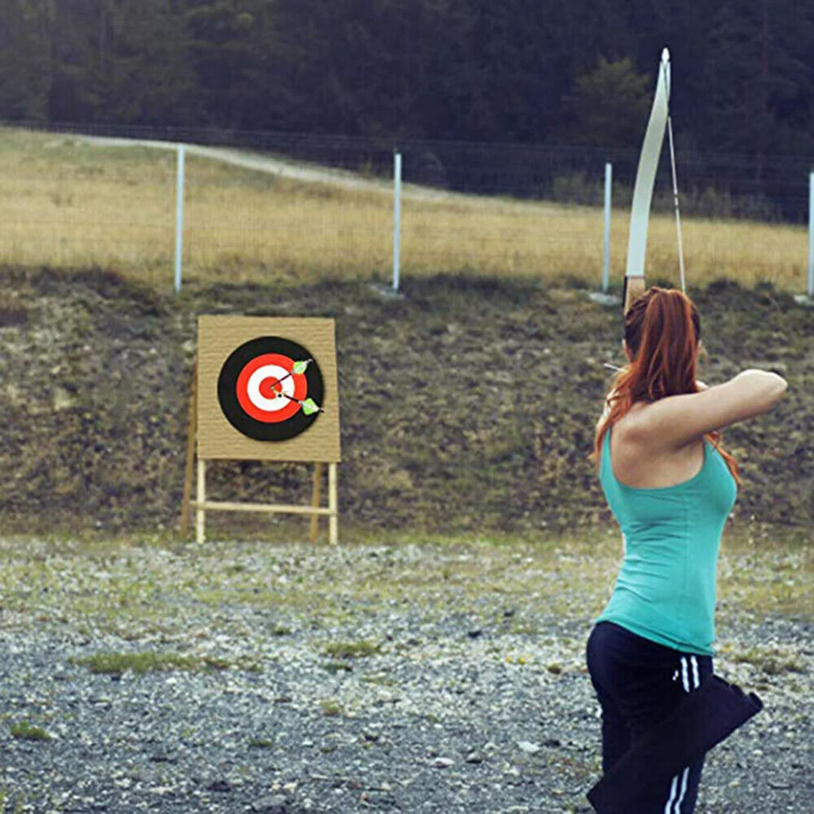 Eva Mobile Archery Target Foam Target For Bow And Arrow Shooting Round Moving Hunting Practice Accessories For Outdoor