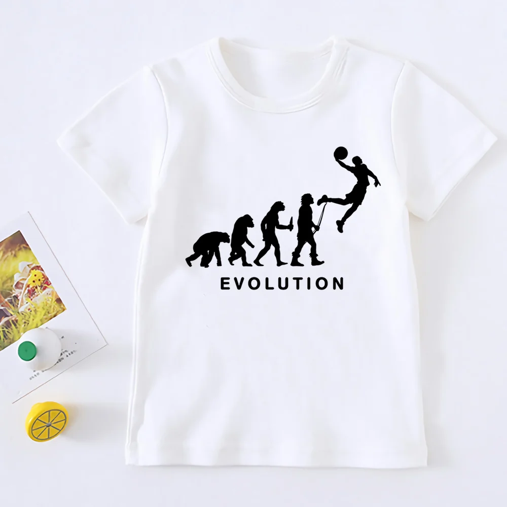 

Children Summer Evolution Cute Print Cartoon Boys Tees Tshirt Kids Toddler Tops T Shirt Clothes Clothing Baby T-shirt,YKP173