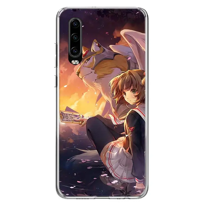 Card Captor Sakura Anime Cover Phone Case For Huawei P30 P20 P10 P40 P50 Pro Mate 20 40 30 10 Lite Popular Fundas Art Gift Coque