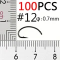 100 Piezas Tamaño 12