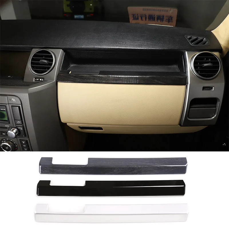 

NEW!!! ABS Black For Land Rover Discovery 3 LR3 2004-2009 Car Glove Box Storage Compartment Panel Trim Strip Car Accessories