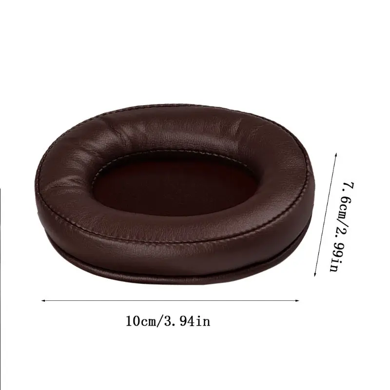 1Pair Replaced Soft Leather Earpads Sponge Foam Ear Cushion Cover for SteelSeries Arctis 3 5 7 Headphone Headset