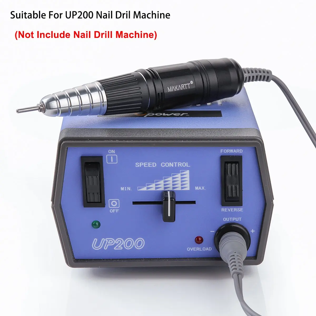 Up200 Nail Drill Handpiece 3 Pins Professional E File 30000RPM for Drill Bits Gel Polish Makartt Nails Extension Gel Supplies