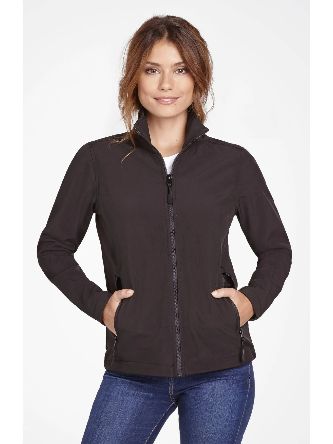 SPORT JACKET -RACE WOMEN 'S-SOFTSHELL WITH ZIP