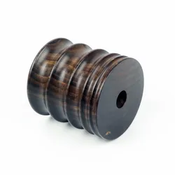 BateRpak Sandalwood grinder 5 mills(4/6/10/13/15mm) Ebony Wood burnisher,leather side polish wood wheel