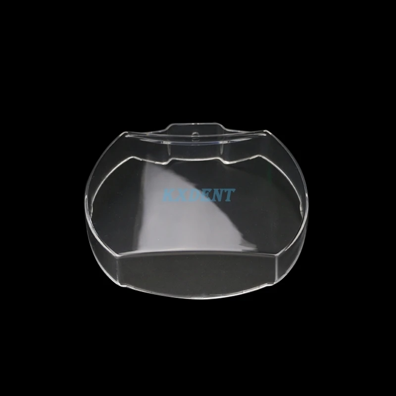 1pcs Dental Light Lamp Acrylic Cover Transparent Oval Shell Dental Halogen Lamp Cover Dental Accessories Dentistry Lab Supplies