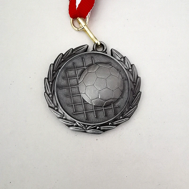 New Football medal School Sports Medal Gold Silver Bronze Motion, Honor Communication Ability/self-confidence Developing 5.0 cm