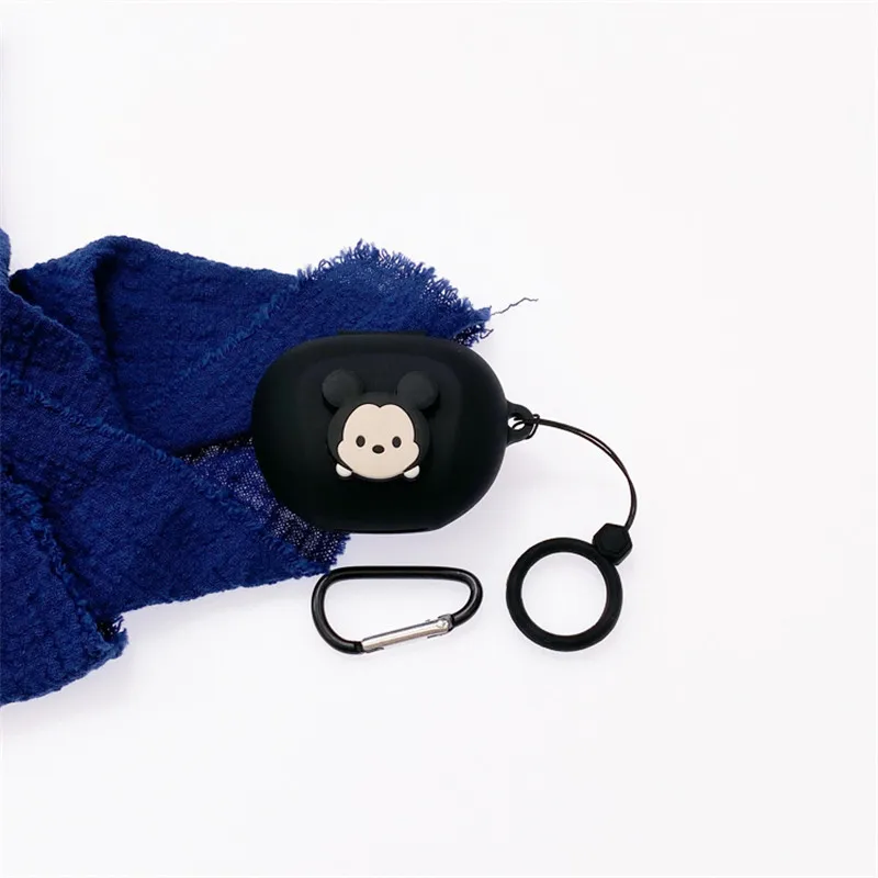 الكرتون ديزني حقيبة سماعة الاذن ل اديفير نيوبروز برو مارفل سيليكون سماعة لاسلكية تعمل بالبلوتوث سماعة الغطاء الواقي مع الحبل