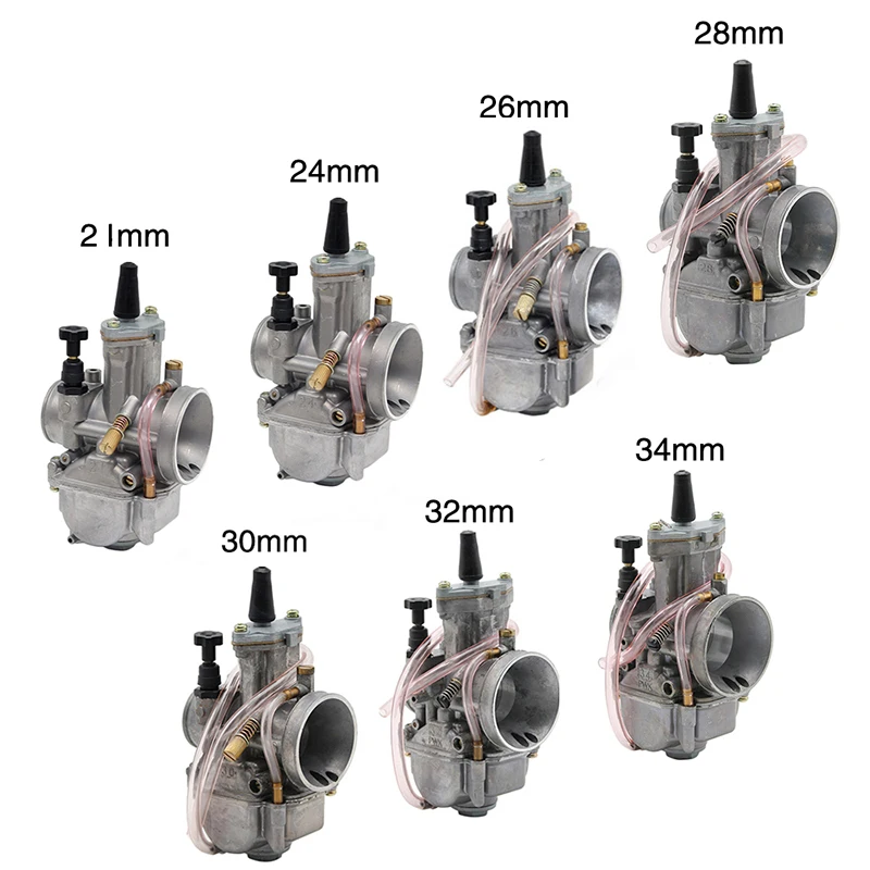 ALCON-KEIHIN KOSO PWK Carburetor 21 24 26 28 30 32 34 mm Power Jet For 2T 4T Dirt Bike ATV Universal Racing Motorcycle