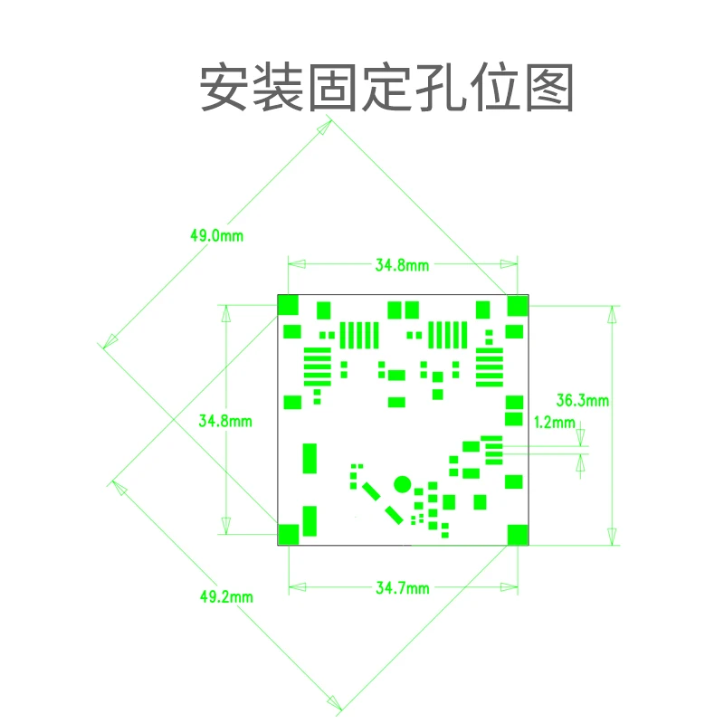 Mini Industrial Grade 4-port Network Switch Module Mini 38x38mm Camera Embedded Internet Switch Circuit Board