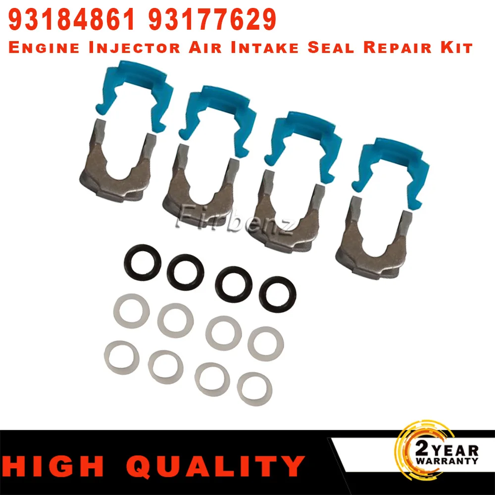 For Vauxhall Opel Signum 2003-2008 2.2L Car Engine Petrol Fuel Delivery Injector Air Intake Seal Repair Kit 93184861 93177629