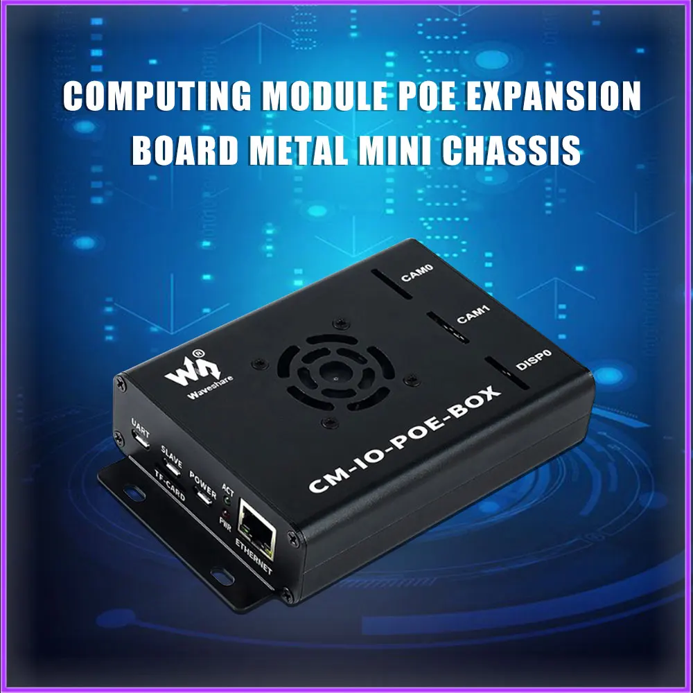 Placa de módulo Compute IO con función PoE, placa de ruptura compuesta para Raspberry Pi CM3/CM3L/CM3 +/CM3 + L