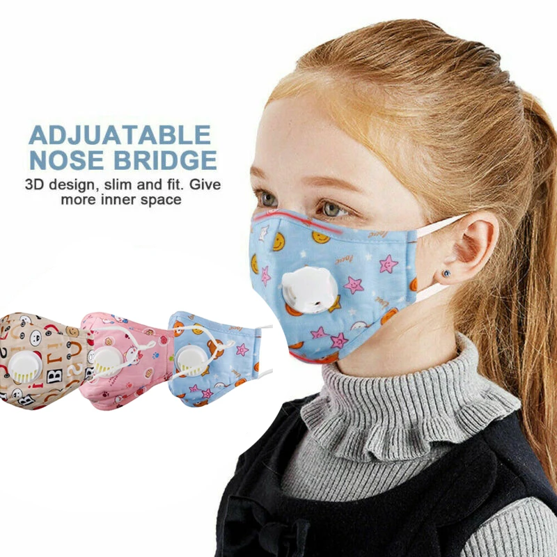 Mascarilla facial de algodón lavable y reutilizable, máscara con filtro de carbón activado de 8 piezas, PM2.5, 4 piezas