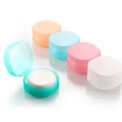 Portable Soap Case Holder Dish Plate Round Sealing Box Container With Lid for Travel Hiking Camping Kitchen Home Bathroom Shower