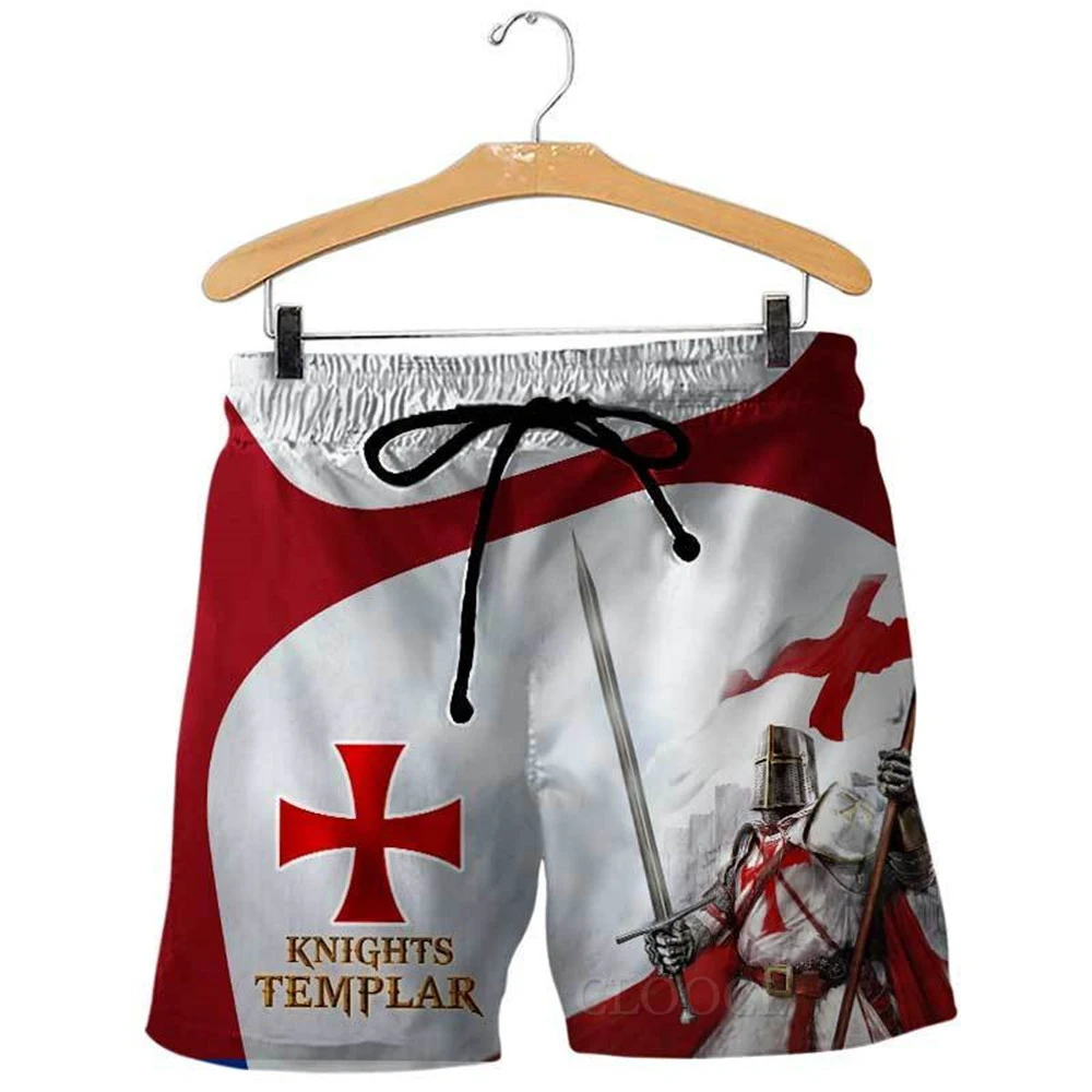 HX Popular Knights Templar Men Casual Pants Newest 3D Print Men Clothing Unisex Casual Streetwear Harajuku Sports Pants