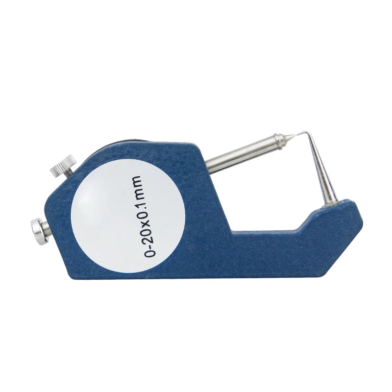 HAMPTON Zifferblatt Dicke Gauge 0-10/0-20mm Dicke Meter Tester für Leder Papier Breite Messung Instrument Werkzeuge