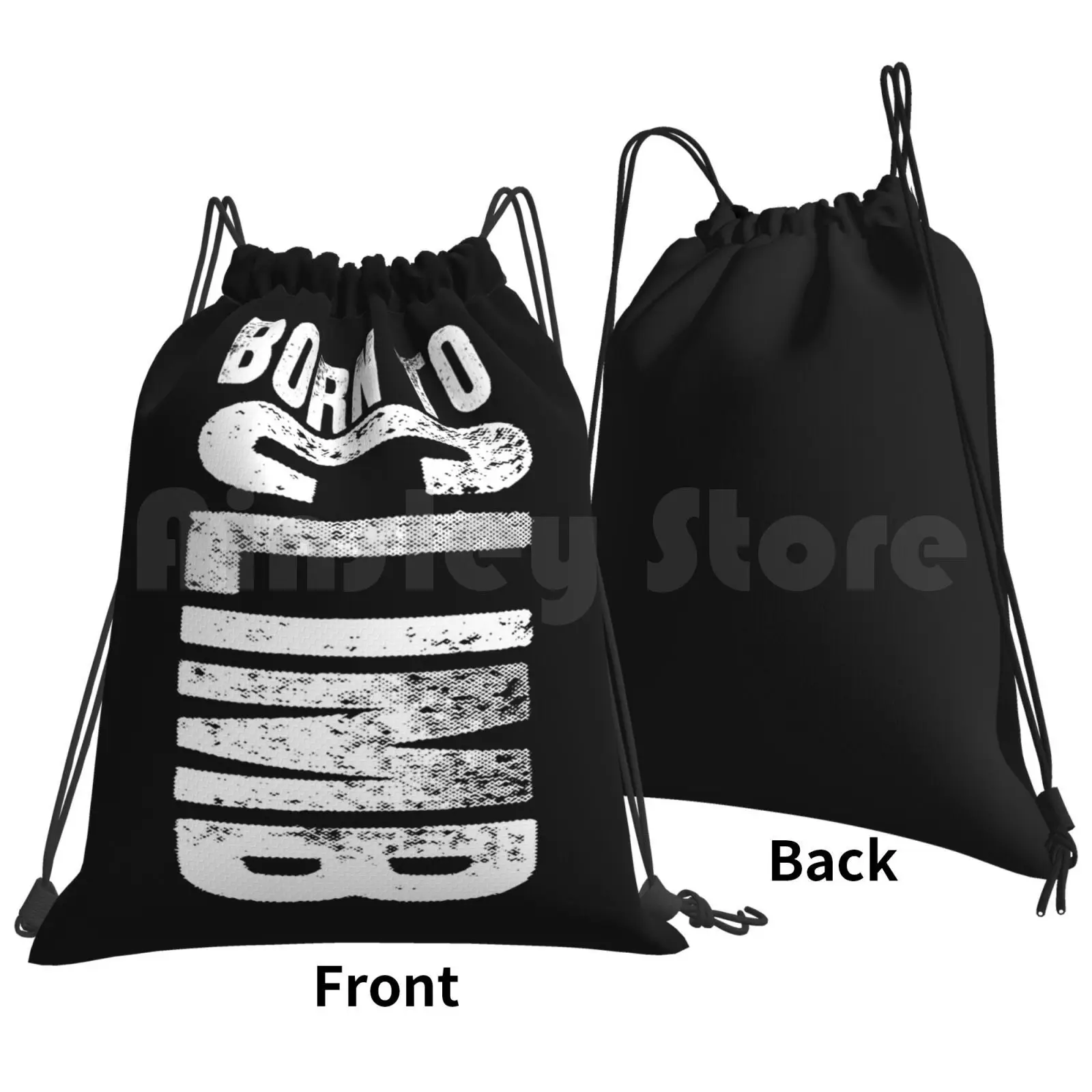 Born To Climb Climbing Sports Lover Gift Idea Backpack Drawstring Bag Riding Climbing Gym Bag Born To Climb Climber Climbing