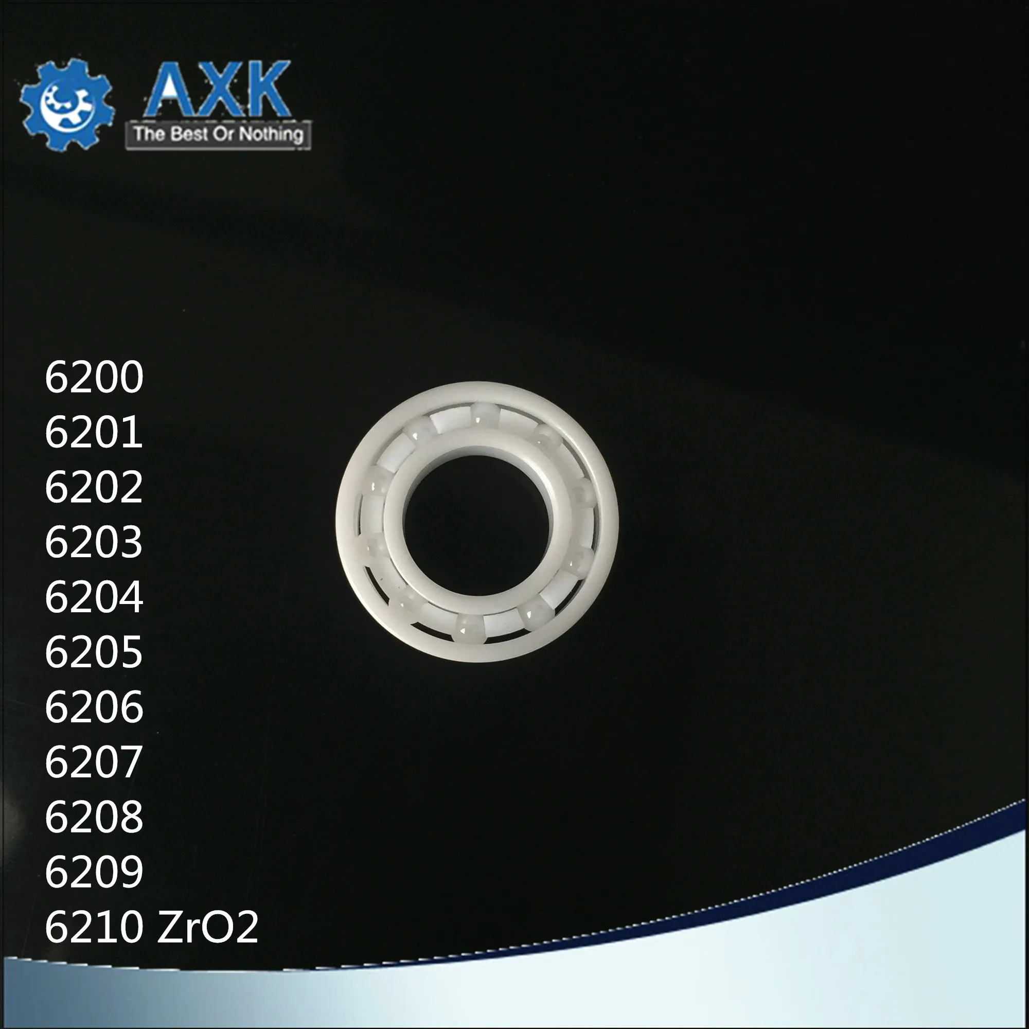 

6200 6201 6202 6203 6204 6205-6010 Full Ceramic Bearing ( 1 PC ) 10*30*9 mm ZrO2 Material All Zirconia Ceramic Ball Bearings