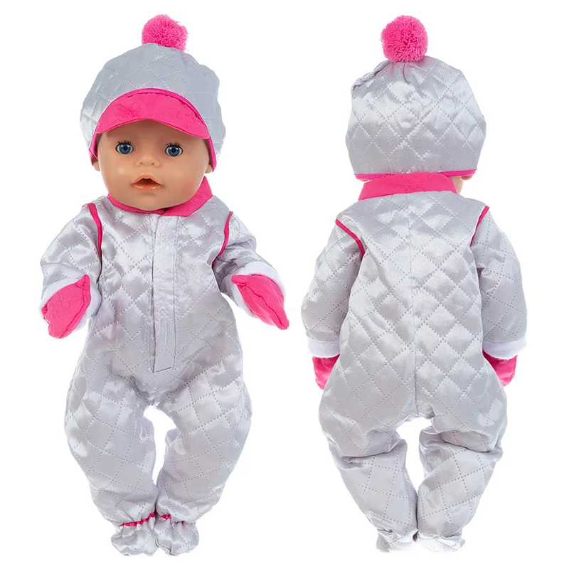 

2023 New Fashion winter Doll Clothes Fit For 18inch/43cm Baby New Born Doll clothes reborn Doll Accessories