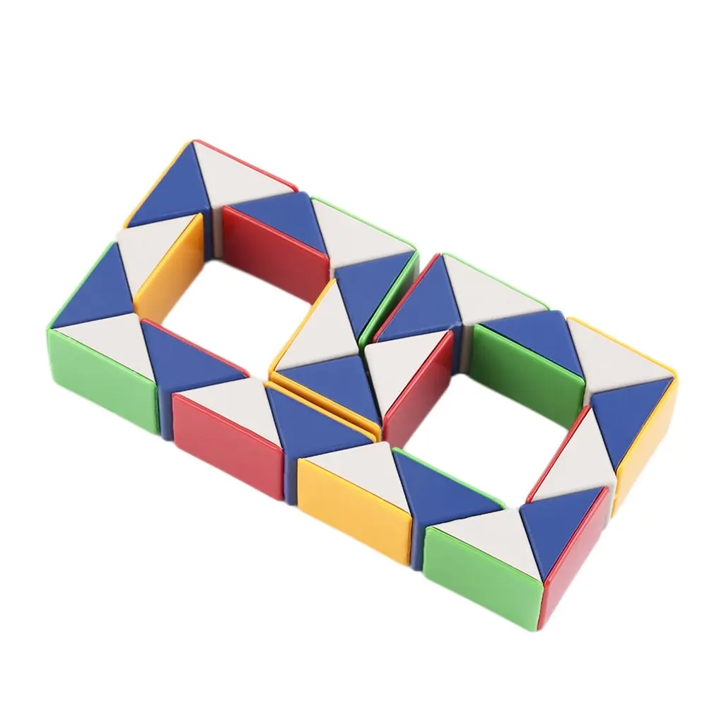 Snake Magic 3D Cube Game Puzzle Twist Toy Party Travel Kids Antistress Fillers Party Favours Colorful Early Educational Toy