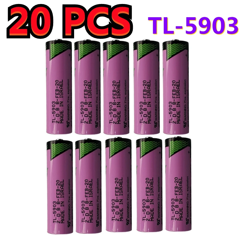 20PCS/LOT Brand New Version TL-5903 ER14500 AA 3.6V lithium battery PLC Batteries Made in Israel