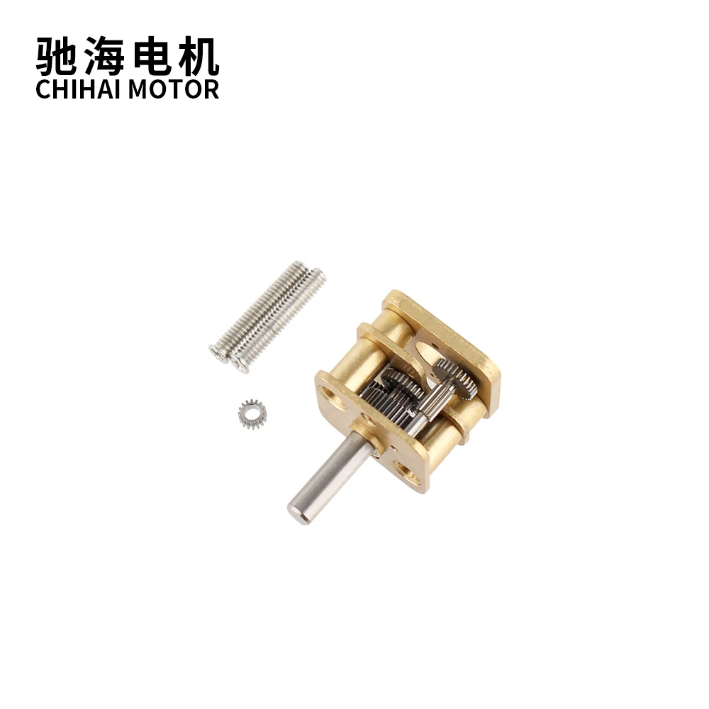 CHF-GM13 silnika Chihai 4.4/5.75/10 długość D wał kwadratowy Metal reduktor skrzynia biegów 13mm * 12mm DIY 050 030 przekładnia DC części silnika