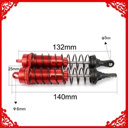 Aluminiowy regulowany amortyzator RC 140mm do samochodów Rc Hpi 1/8 ciężarówka Buggy gąsienicowe ulepszenia