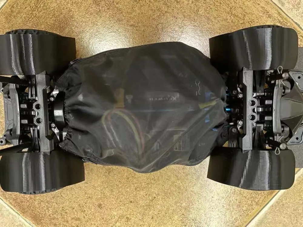 Waterproof Heat Dissipation Dust Cover Ventilation Nylon Case For 1/10 RC Car Model TAMIYA TT-02 Anti-Scratch