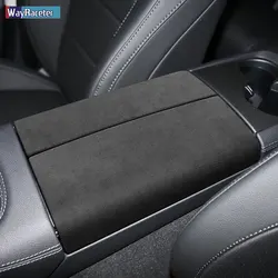 Ultrasuede Wrap Car Armrest Box Panel Trim Sticker Cover For Mercedes Benz GLE W167 C167 V167 GLS X167 AMG Maybach 2020 2021