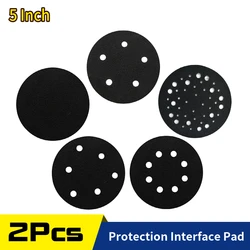 2PCS 5 Inch(125mm) Ultra-thin Surface Protection Interface Pad for Sanding Pads and Hook&Loop Sanding Discs Pad Protector Saver