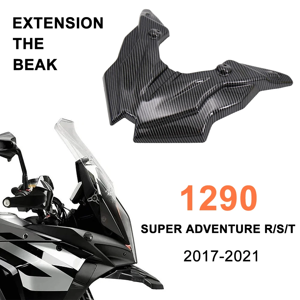 

Motorcycle Front Beak Frame Nose Fairing Cowl Fender Carbon Fiber FOR 1290 Super Adventure Adv R/S/T 2021 2020 2019 2018 2017