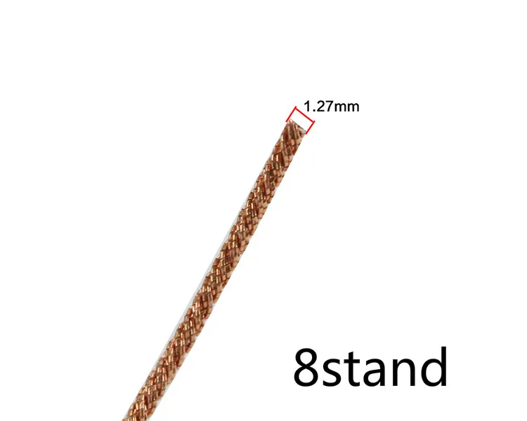 GHXAMP 1 Meter Speaker Lead Wire Braided Copper Wire For 5" 6.5" 8" 10"Inch Woofer PA Speaker Voice Coil Repair