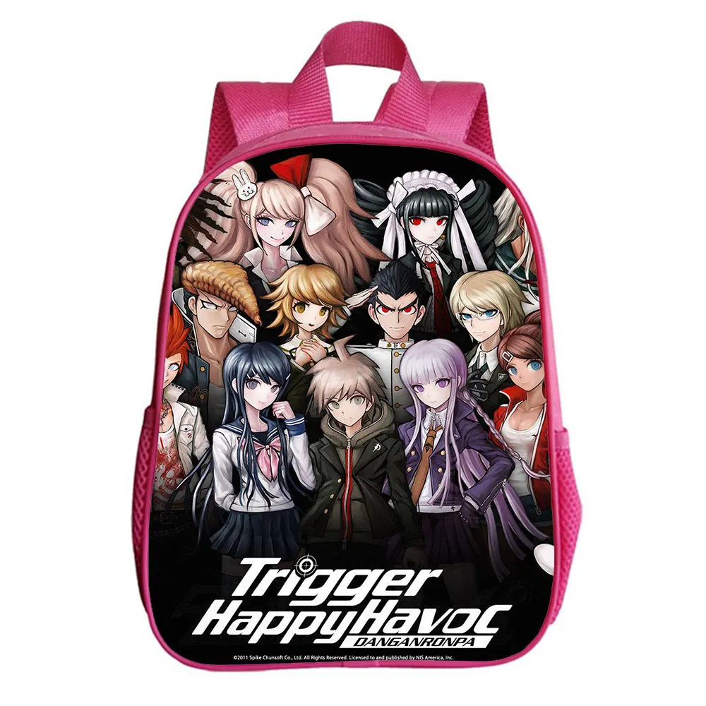 Anime Danganronpa School Bags Boys Girls Kids Cartoon Rucksack Unisex Travel Laptop Knapsack Students Bag