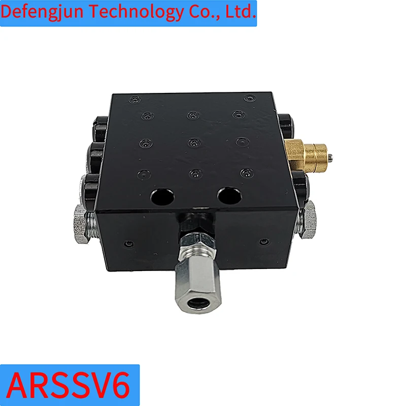 Lubrication Equipment Direct Sales SSV6 Series Single Line Distributor Progressive Dry Oil Integral Distributor
