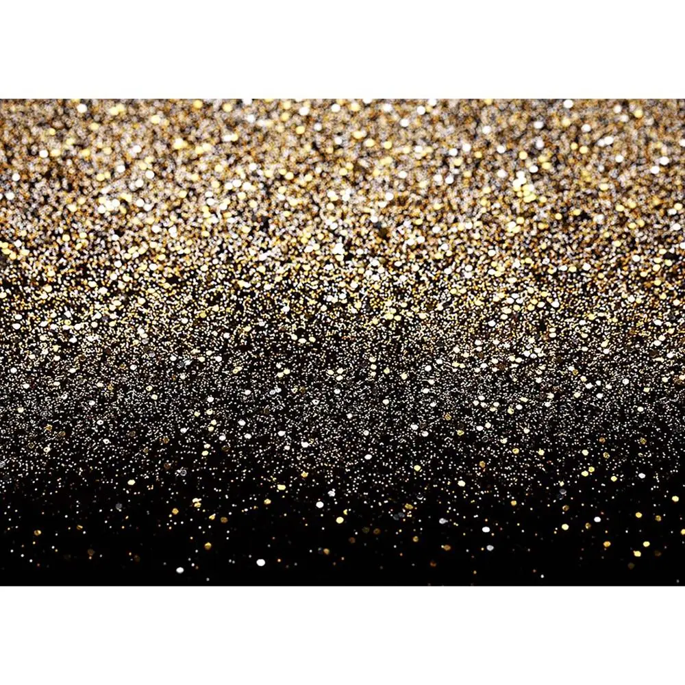 Golden Gradient Sand Glitter Christmas Photo Backgrounds Prom Photography Backdrops for Children Baby Family Party Photobooth