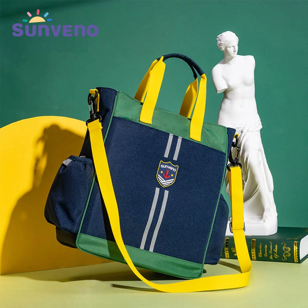 

Sunveno Student School Bag Handbag Tuition Package Remedial Class Book Handbag Shoulder for Boys Girls