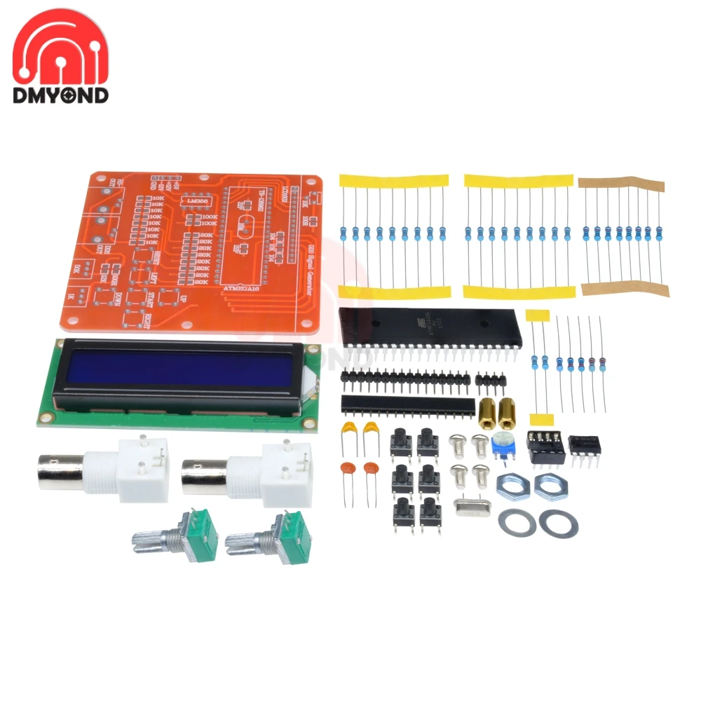 1 Set DDS V2.0 generatore di segnale 1-65535HZ funzione digitale generatore di segnale sinusoidale/triangolo/sega quadrata Rev Kit fai da te onda