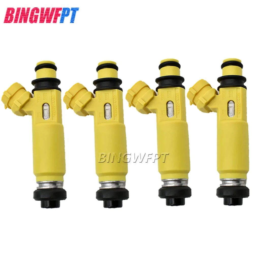 

New 4-Hole Yellow Fuel Injectors 195500-4450 For Mazda 04-08 Rx-8 Fuel Injectors Car Auto Parts