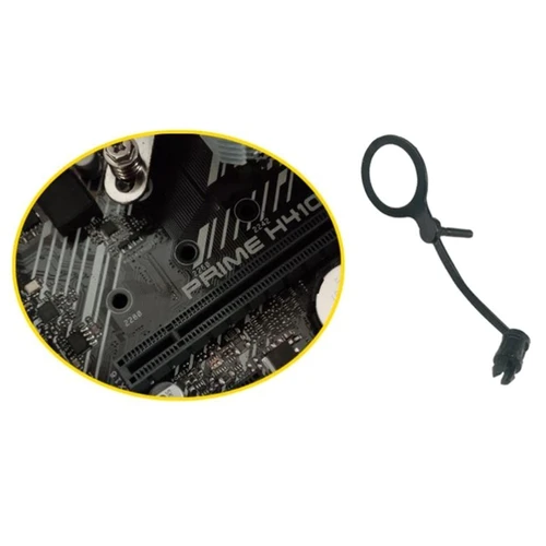Imagen 2 del producto Anclaje de sujeción de nailon para placa base ASUS M.2 H310 B360 B365 H410B460 H510 B560, 10 unidades