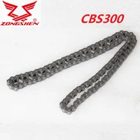 Para kayo zongshen cbs250 cbs300 cadena de tiempo de motor de motocicleta cadena de distribución 104 eslabones 3*4 250cc 300cc Accesorios